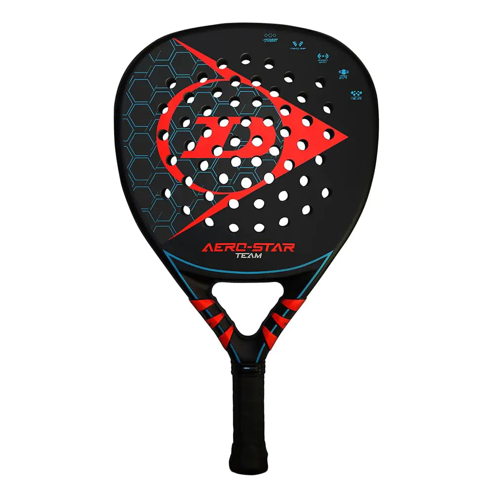 Dunlop Sports Aero-Star Team Padel Racket Black/red