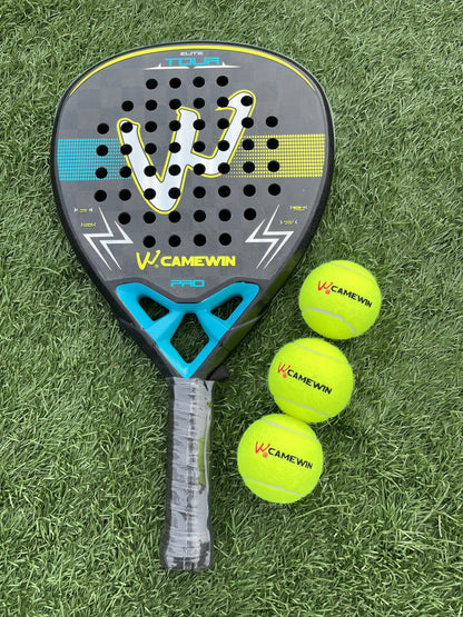 18K Transparent Carbon Padel Rackets