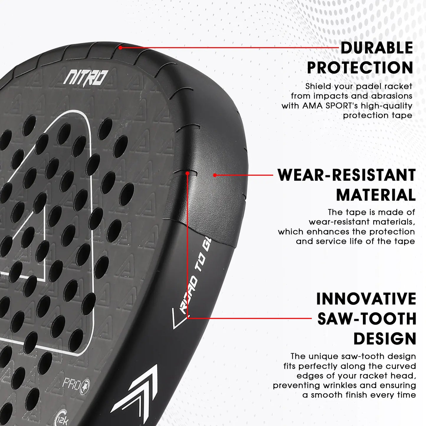 Ball Protection Bar Racket Side Gear